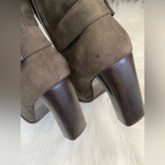 Gucci suede heels boots size 7.5 - Picture 2 of 15